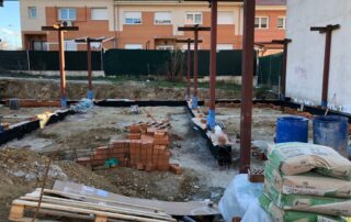 COLOCACIÓN PILARES PLANTA BAJA